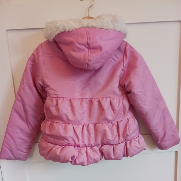 Pink Disney Princess cold weather jacket Girl's Size 7/8 - Picture 2 of 5